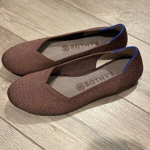 Rothy’s RETIRED Python Truffle flats in excellent condition.